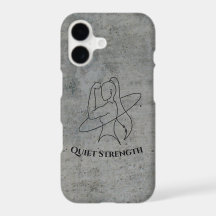 Funda para iPhone de boceto de fitness minimalista