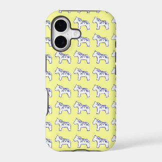 Funda para iPhone de caballo dala azul y blanco