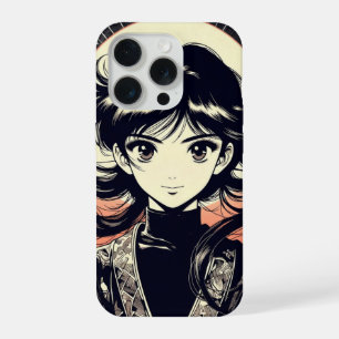 Funda para iPhone de chica de anime retro estilo m