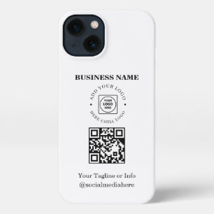 Funda para iphone de código QR de logotipo persona