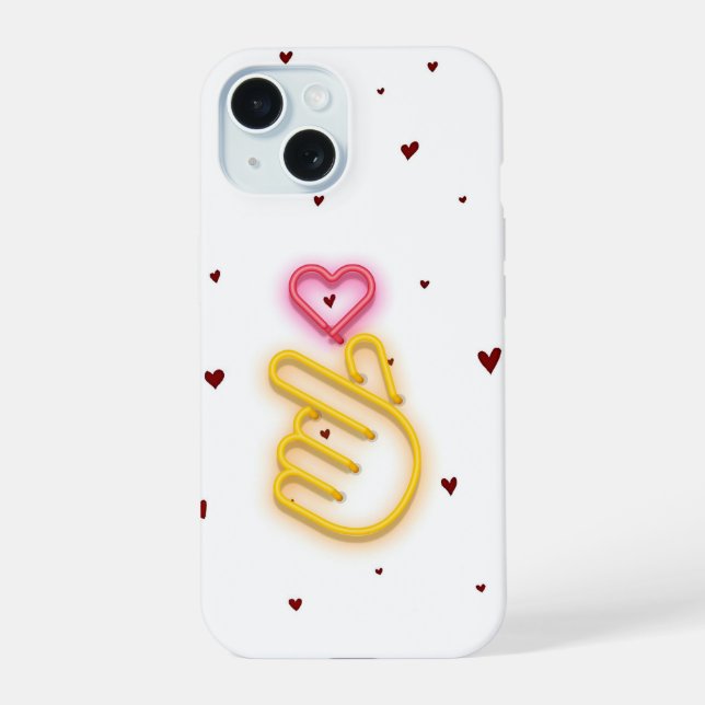 Funda para iphone de corazón (Reverso )