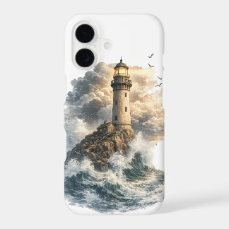 Funda para iPhone de faro marino vintage