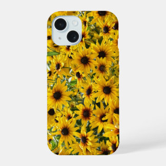 Funda para iPhone de flores amarillas florales