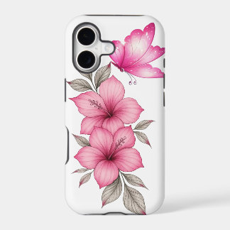 funda para iphone de flores rosas