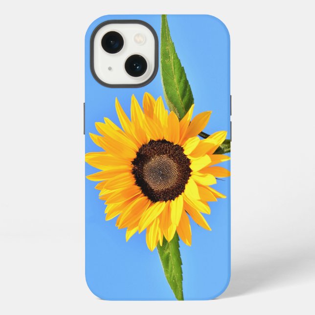 Funda para iPhone de girasol amarillo (Reverso )