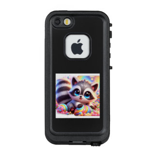 FUNDA FRÄ’ DE LifeProof PARA iPhone SE/5/5s アライグマくんのスマイル💛