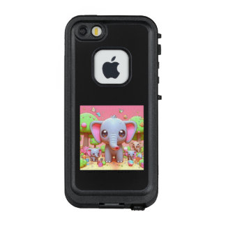 FUNDA FRÄ’ DE LifeProof  PARA iPhone SE/5/5s ゾウさんファミリー