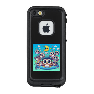 FUNDA FRÄ’ DE LifeProof  PARA iPhone SE/5/5s フクロウくんたちのナイトパーティー