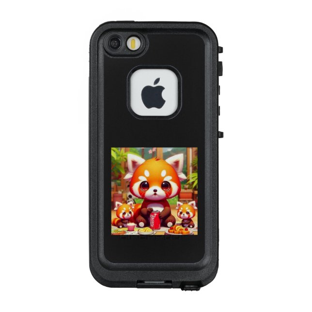 FUNDA PARA iPhone DE LifeProof レッサーパンダくんの幸せな家族団欒 (Reverso)