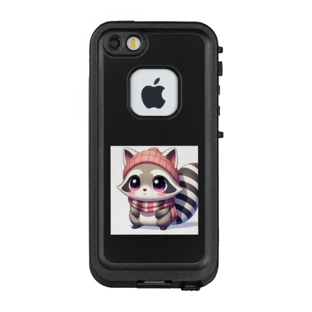 FUNDA PARA iPhone DE LifeProof 冬の装いのアライグマくん  (Reverso)