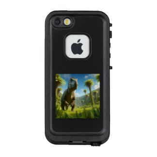 FUNDA FRÄ’ DE LifeProof  PARA iPhone SE/5/5s 太古の楽園を歩むイグアノドン