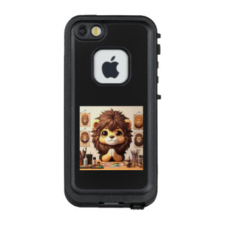 FUNDA FRÄ’ DE LifeProof  PARA iPhone SE/5/5s 画家ライオン