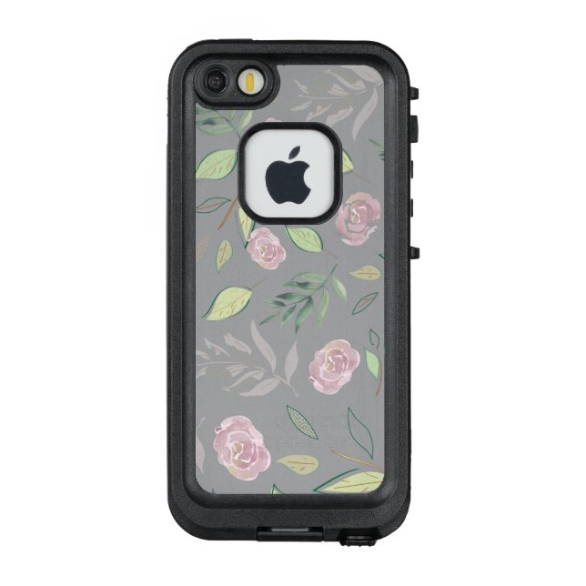 Funda Para iPhone De LifeProof Flores acuáticas festivas 2 (Reverso)
