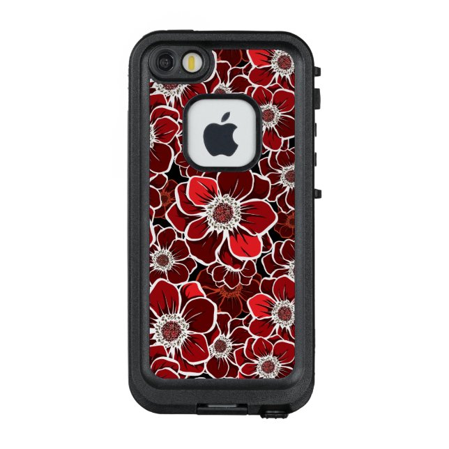 Funda Para iPhone De LifeProof Flores de Mandala 4 (Reverso)