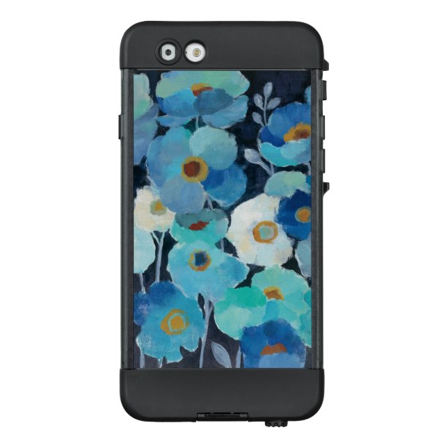 Funda Para iPhone De LifeProof Flores del añil (Reverso)