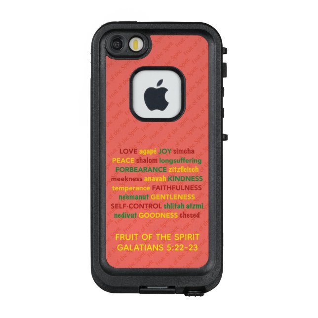 Funda Para iPhone De LifeProof FRUTA Espiritual DEL Coral Personalizable SPIRIT (Reverso)