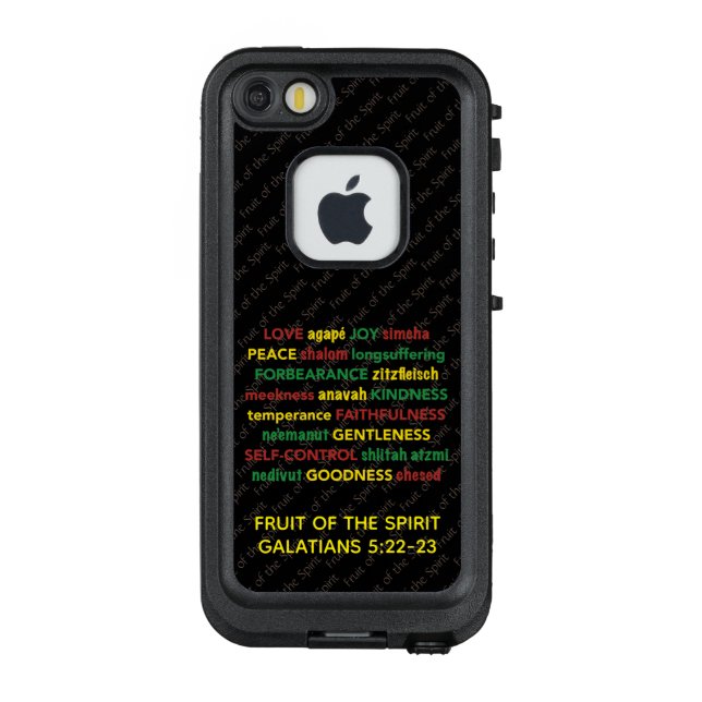 Funda Para iPhone De LifeProof FRUTA Espiritual DEL Personalizable ESPÍRITU (Reverso)