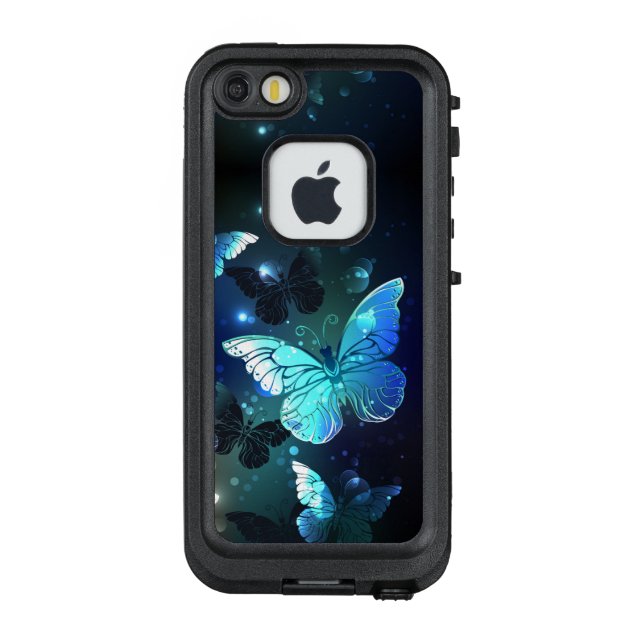 Funda Para iPhone De LifeProof Mariposa Nocturna Revoloteando (Reverso)