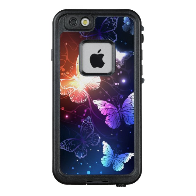 Funda Para iPhone De LifeProof Mariposas nocturnas brillantes (Reverso)