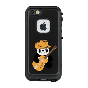Funda FRÄ’ De LifeProof Para iPhone SE/5/5s Panda divertida con la guitarra