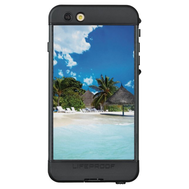 Funda Para iPhone De LifeProof Playa exótica  (Reverso)