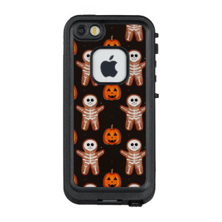 Funda FRÄ’ De LifeProof Para iPhone SE/5/5s Pumpkins and Skeleton Gingerbread Halloween Design