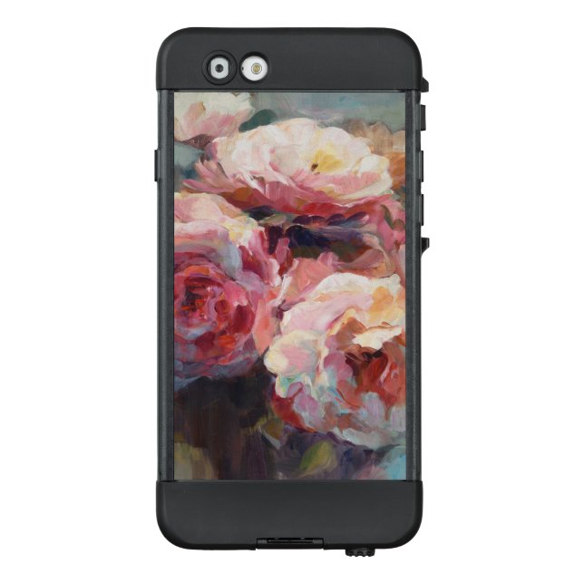 Funda Para iPhone De LifeProof Rosas del rosa salvaje (Reverso)