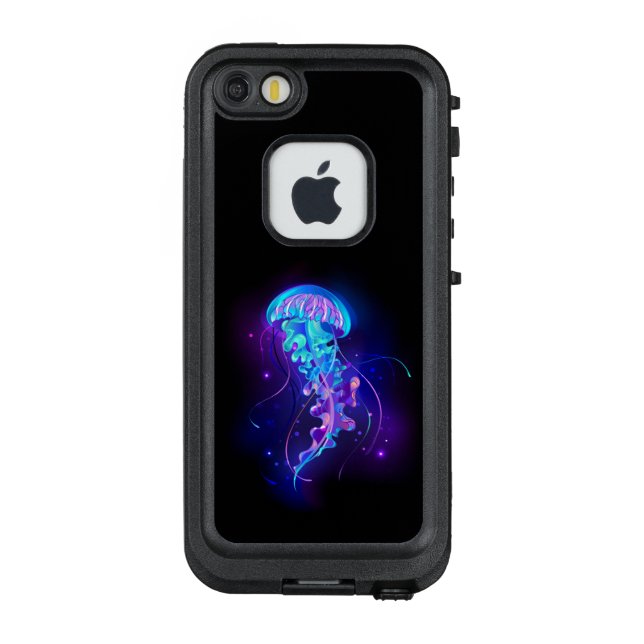 Funda Para iPhone De LifeProof Vibrante color Glustre medusas (Reverso)