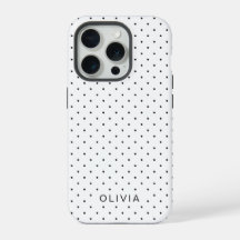 Funda para iPhone de lunares lindos