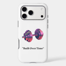 Funda para iPhone de mancuerna motivacional constr
