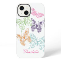 Funda para iPhone de mariposa personalizable