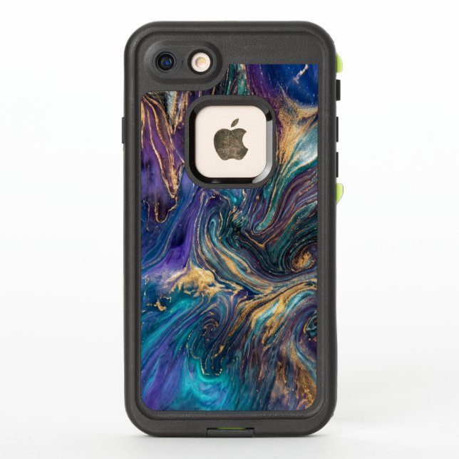 Funda para iPhone de mármol de lujo estilo LifePro (Reverso)