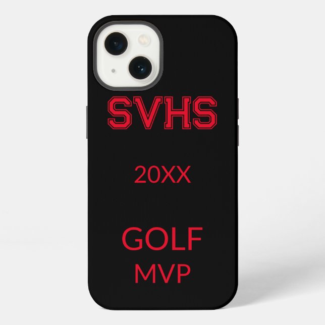Funda para iPhone de MVP de Escuela Secundaria (Reverso )