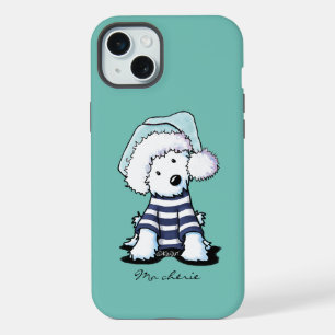 Funda para iPhone de Navidad Westie perro KiniArt