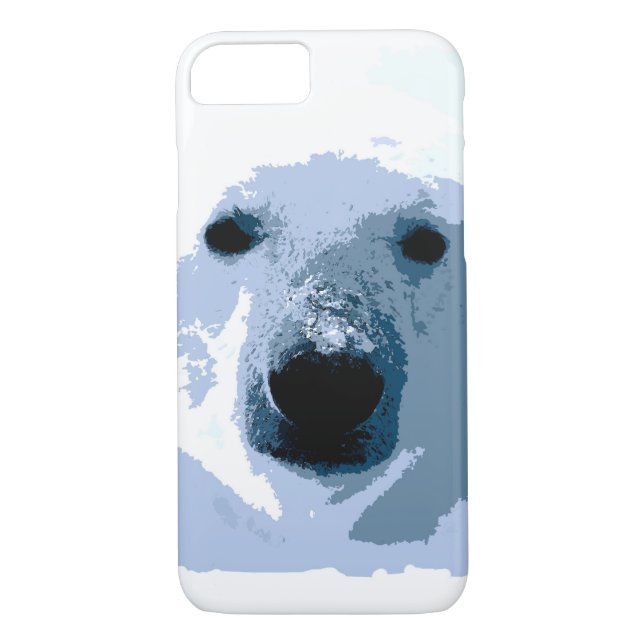 Funda para iPhone de Oso Polar 7 (Reverso)