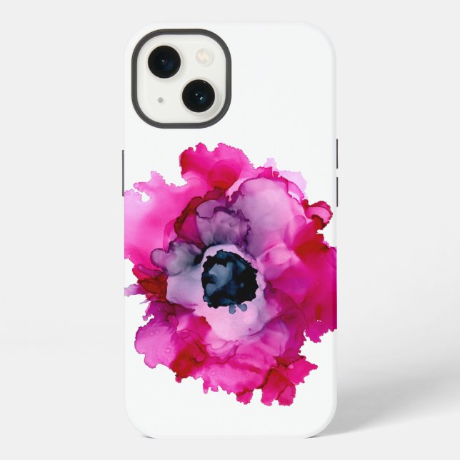 Funda para iphone de peonía rosa original (Reverso )