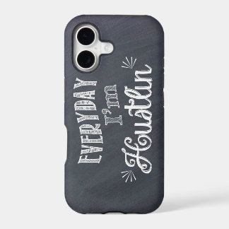 Funda para iphone de pizarra Todos los días estoy
