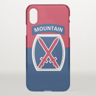 Funda Para iPhone X 10.ª División de Montaña