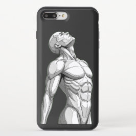 Funda Deslizante Para iPhone 8/7 Plus Android Anatomy: Apple iPhone 8 Plus 7 Plus Cyborg