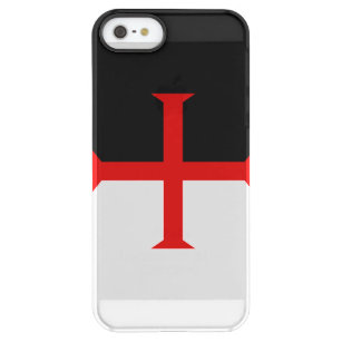 Funda Permafrost® Para iPhone SE/5/5s Bandera de los Caballeros Templarios
