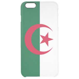 Funda Transparente Para iPhone 6 Plus Bandera patriótica argelina