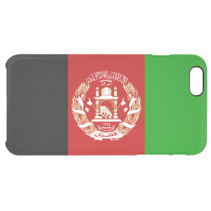 Funda Transparente Para iPhone 6 Plus Bandera patriótica de Afganistán