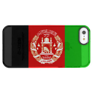Funda Transparente Para iPhone SE/5/5s Bandera patriótica de Afganistán
