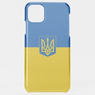 Funda Para iPhone 11 Pro Max Bandera ucraniana escudo de armas