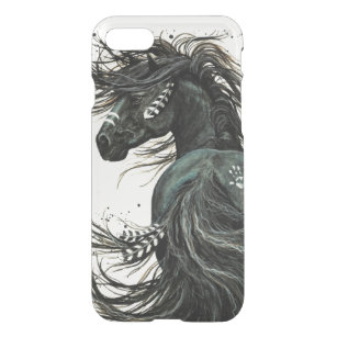 Funda Para iPhone SE/8/7 Caso frisio de la célula del caballo por Bihrle