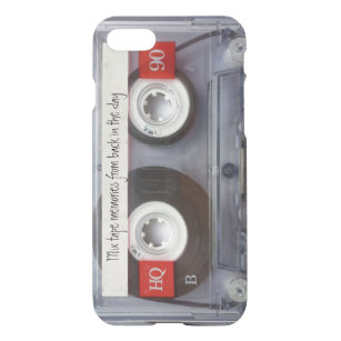 Funda Para iPhone SE/8/7 Cinta de cassette retro