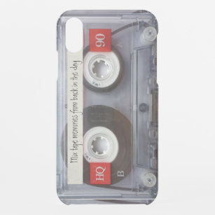 Funda Para iPhone XR Cinta de cassette retro
