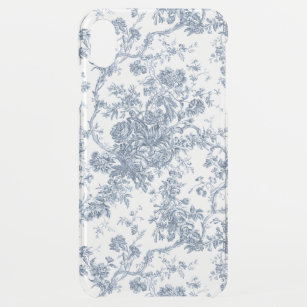 Funda Para iPhone XS Max Elegante Vintage francés grabado en toile floral-a