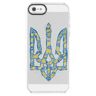 Funda Transparente Para iPhone SE/5/5s Emblema nacional ucraniano trident tryzub