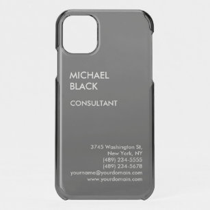 Funda Para iPhone 11 Exclusivo especial negro único Minimalista moderno